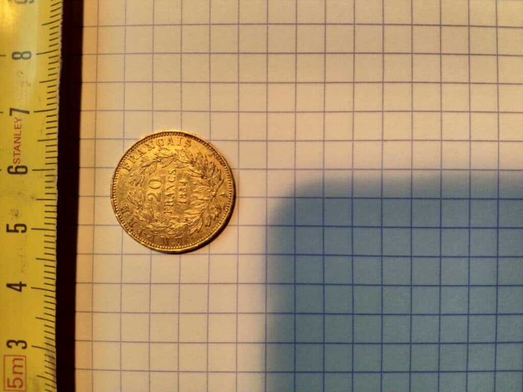 20 francos de oro 1854 Napoleón III – moneda de oro antigua 20 francos de oro 1854 Napoleón III – moneda de oro antigua